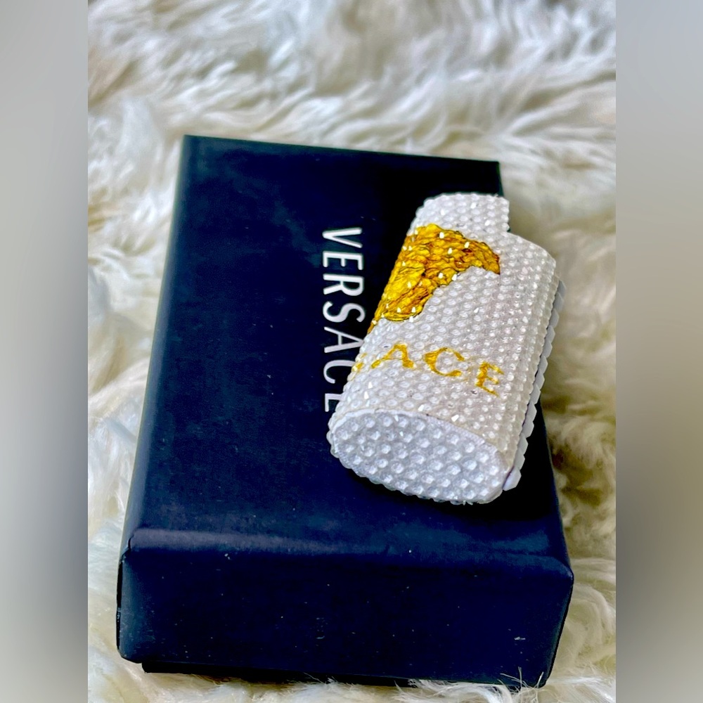 VERSACE Cristal Lighter Case MEDUSA HEAD Small